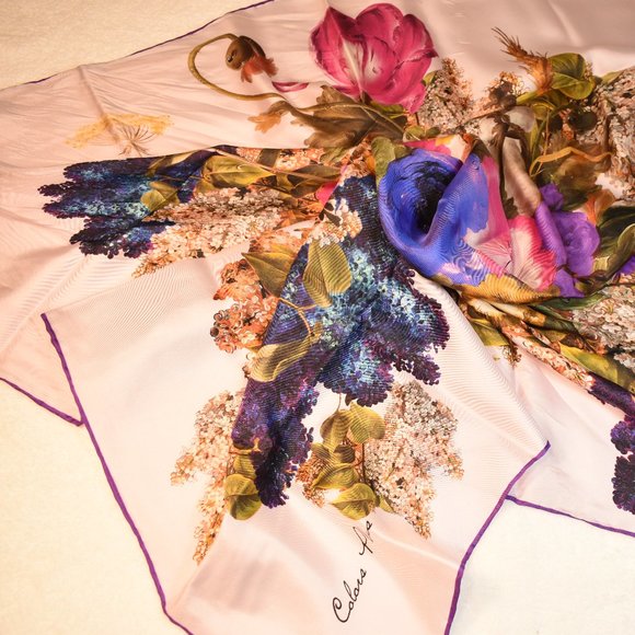 % 100 Twill Scarf Women - Picture 9 of 9